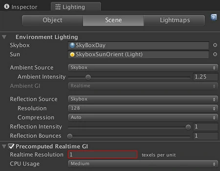 [转载]Unity5灯光GI烘焙优化插图1